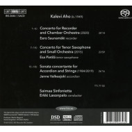 KALEVI AHO: CONCERTOS FOR RECORDER & TENOR SAXOPHONE