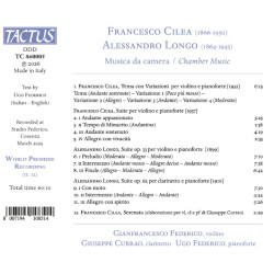 Cilea-Longo: Chamber Music