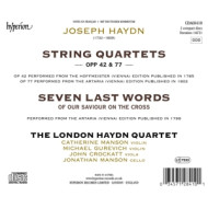 HAYDN: SEVEN LAST WORDS & STRING QUARTET