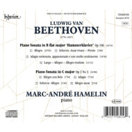 BEETHOVEN HAMMERKLAVIER: PIANO SONATAS OP 106 & OP 2 NO 3