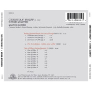 CHRISTIAN WOLFF: 3 STRING QUARTETS