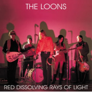 RED DISSOLVING RAYS OF LIGHT