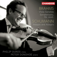 BRAHMS VIOLA SONATAS 1 & 2 - SCHUMANN