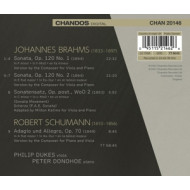 BRAHMS VIOLA SONATAS 1 & 2 - SCHUMANN