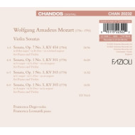 MOZART VIOLIN SONATAS KV301, KV303