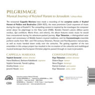 PILGRIMAGE: MUSICAL JOURNEY OF KRYSTOF HARANT TO JERUSALEM CA 1600