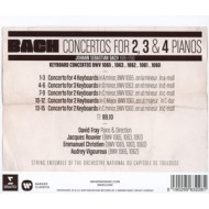 BACH CONCERTOS FOR 2, 3 & 4 PIANOS