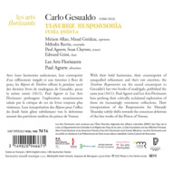 GESUALDO TENEBRAE RESPONSORIA FERIA
