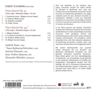 SCHUMANN PIANO QUARTET/PIANO QUINTET
