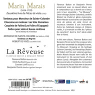 MARIN MARAIS: TOMBEAU POUR MONSIEUR DE SAINTE-COLOMBE