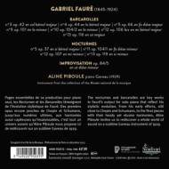 GABRIEL FAURE: NOCTURNES & BARCAROLLES (PIANO GAVEAU 1929)