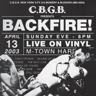 LIVE AT CBGB'S