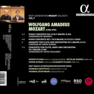 MOZART: PIANO CONCERTO NO. 19 KV 459 / CONCERTO FOR FLUTE & HARP KV 299