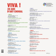 VIVA! 30 ANS D'ART CHORAL