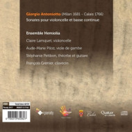 CELLO SONATAS & BASS CONTINUO