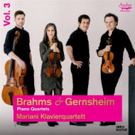 BRAHMS & GERNSHEIM PIANO QUARTETS VOL. 3