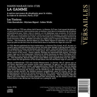 MARAIS: LA GAMME