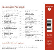 RENAISSANCE POP SONGS