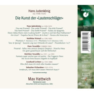 HANS JUDENKONIG: DIE KUNST DER LAUTENSCHLAGER
