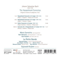 BACH: HARPSICHORD CONCERTOS VOL. 1