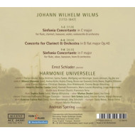 WILMS: CLARINET CONCERTO - SINFONIE CONCERTANTE