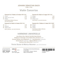 BACH: VIOLIN CONCERTOS BWV 1041-1043 - BWV 1060R