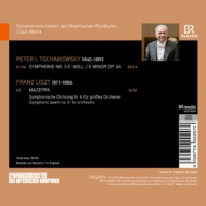 TCHAIKOVSKY: SYMPHONY NO. 5, OP. 64 - LISZT: MAZEPPA - SYMPHONIC POEM NO. 6