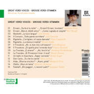 GREAT VERDI VOICES