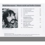 WARTE NICHT AUF BESSRE ZEITEN