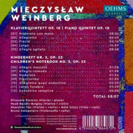 WEINBERG: PIANO QUINTET OP.18 & CHILDREN'S NOTEBOOK