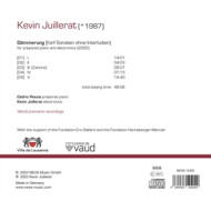 KEVIN JUILLERAT: DAMMERUNG (FUNF SONATEN OHNE INTERLUDIEN)