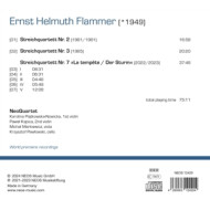 ERNST HELMUTH FLAMMER: STRING QUARTETS NOS. 2, 3 & 7