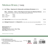 NIKOLAUS BRASS: WORKS FOR ENSEMBLE