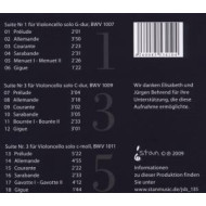 CELLO SUITES 1,3,5