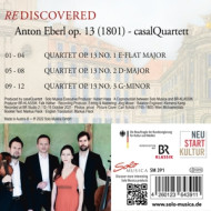 ANTON EBERL: 3 STRING QUARTETS OP.13