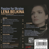 PASSION FOR UKRAINE: WORKS BY UKRAINIAN COMPOSERS FOR VOICE AND PIANO