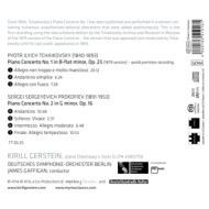 TCHAIKOVSKY & PROKOFIEV PIANO CONCERTOS
