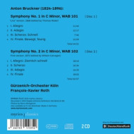 BRUCKNER: SYMPHONY NO. 1 & 2