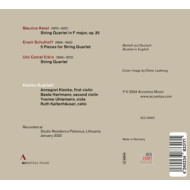 RAVEL - SCHULHOFF - ERKIN: STRING QUARTETS