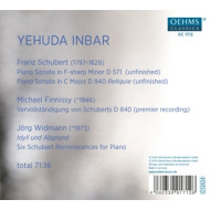 UNFINISHED SONATAS D571 & D840/6 SCHUBERT REMINISCENCES