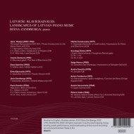 LANDSCAPES OF LATVIAN PIANO MUSIC