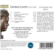 GEORGE LLOYD: THE WORKS FOR BRASS