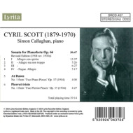 CYRIL SCOTT: PIANO SONATA NO. 1, OP. 66