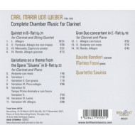 WEBER: COMPLETE CHAMBER MUSIC FOR CLARINET
