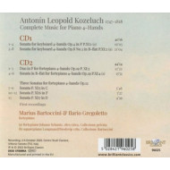 KOZELUCH: COMPLETE MUSIC FOR PIANO 4 HANDS