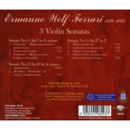 WOLF-FERRARI: 3 VIOLIN SONATAS