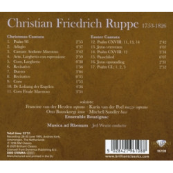 CHRISTMAS CANTATA/EASTER CANTATA