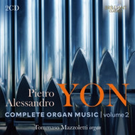 YON: COMPLETE ORGAN MUSIC VOL. 2