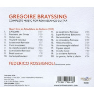 BRAYSSING: COMPLETE MUSIC FOR RENAISSANCE GUITAR