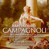 CAMPAGNOLI: 41 CAPRICES FOR VIOLA OP.22